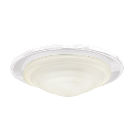 ELCO LIGHTING Mini Shower Trim with Frosted Stepped Glass E234G